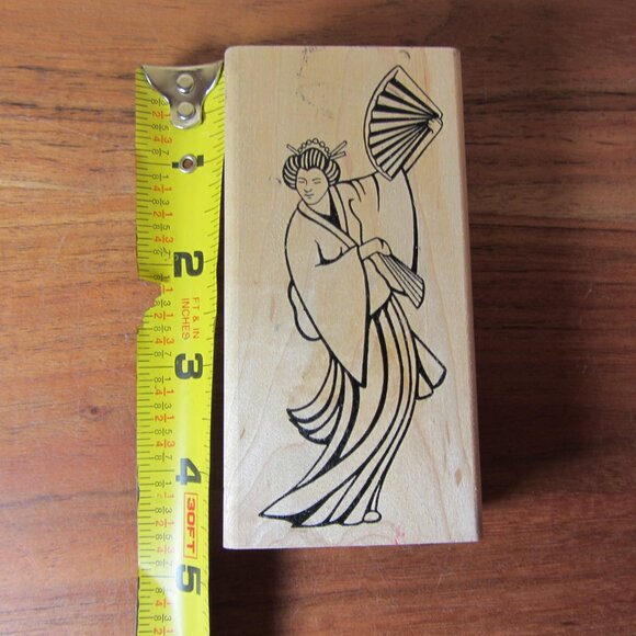 rubber stamp judikins 2298H geisha (W4642) - Picture 2 of 4